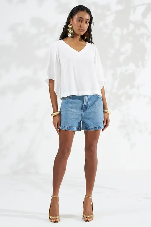 Blusa em Viscose Feminina BP5847