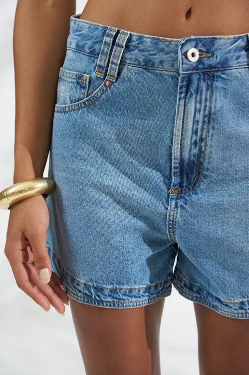 Shorts Jeans Mom Feminino HJM5813