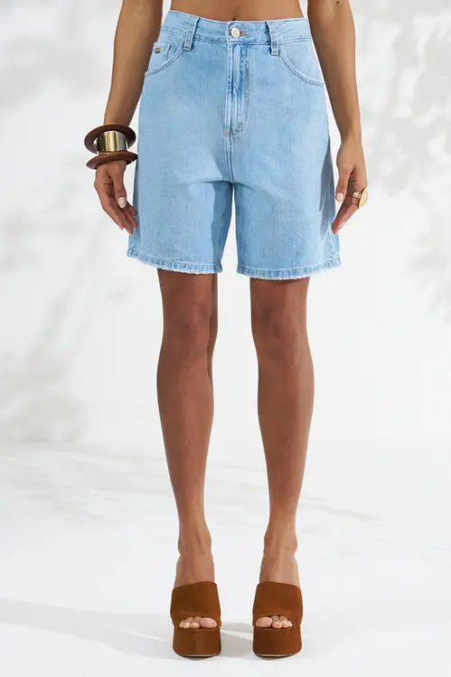 Bermuda Jeans Laura Feminina BJM5773