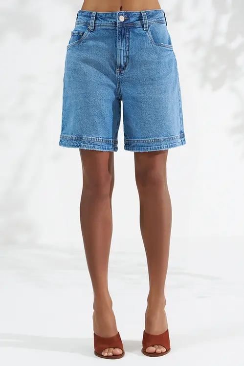 Bermuda Jeans Laura Feminina BLM5795