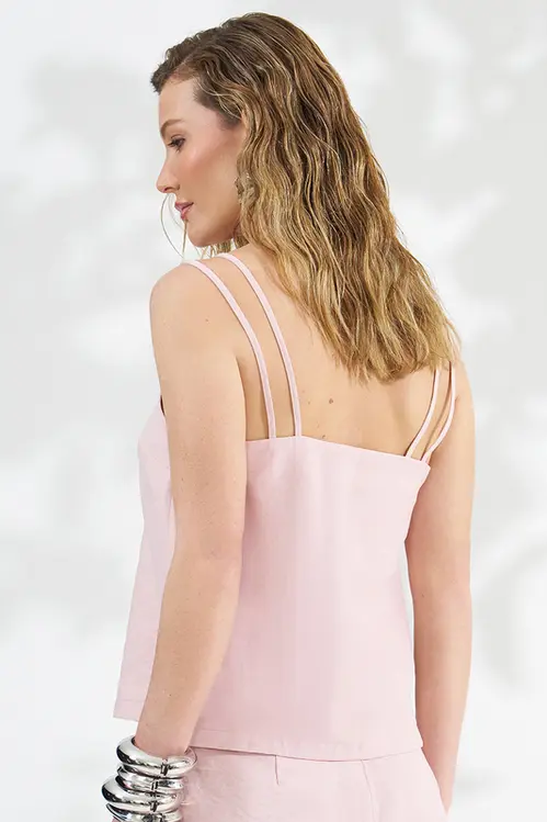 Regata em Viscose Alfaiataria Feminina RP5735