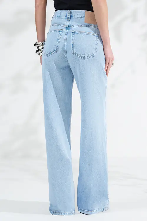 Calça Jeans Wide Leg Stella Feminina CJM5959